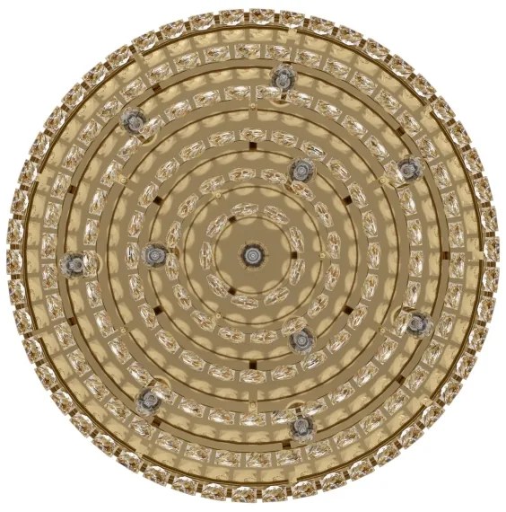 Eglo 39458 - Stropné svietidlo VALPARAISO 11xE14/40W/230V zlatá