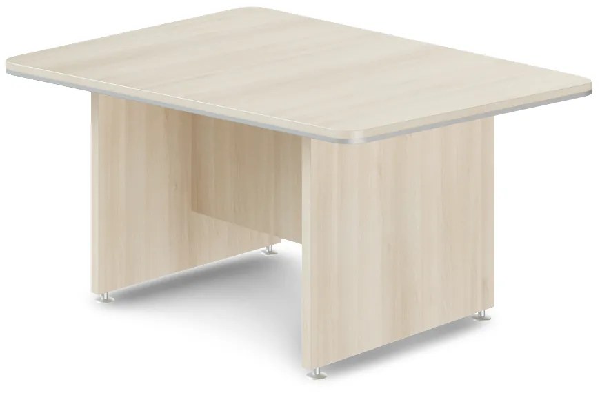Konferenčný stôl TopOffice Premium 160 x 120 cm, agát svetlý