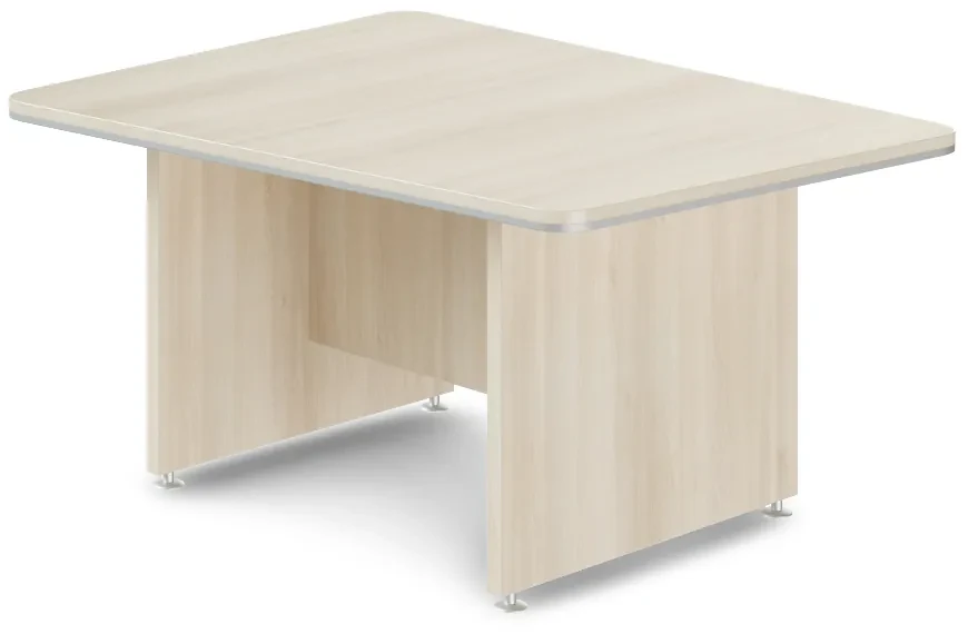 Konferenčný stôl TopOffice Premium 160 x 120 cm, agát svetlý