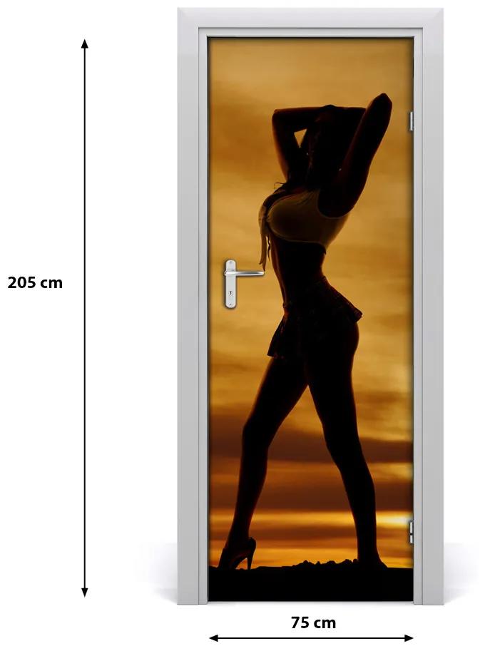 Fototapeta na dvere skratke sukne 75x205 cm