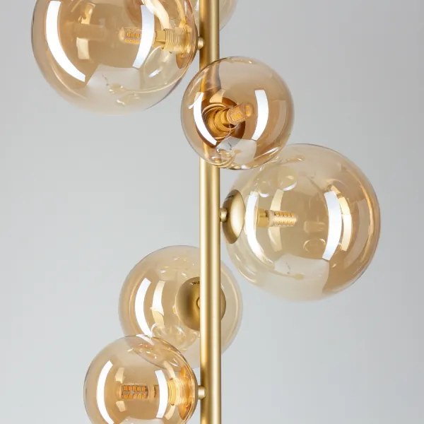Brilagi - LED Stojacia lampa MILLA 7xG9/3W/230V zlatá