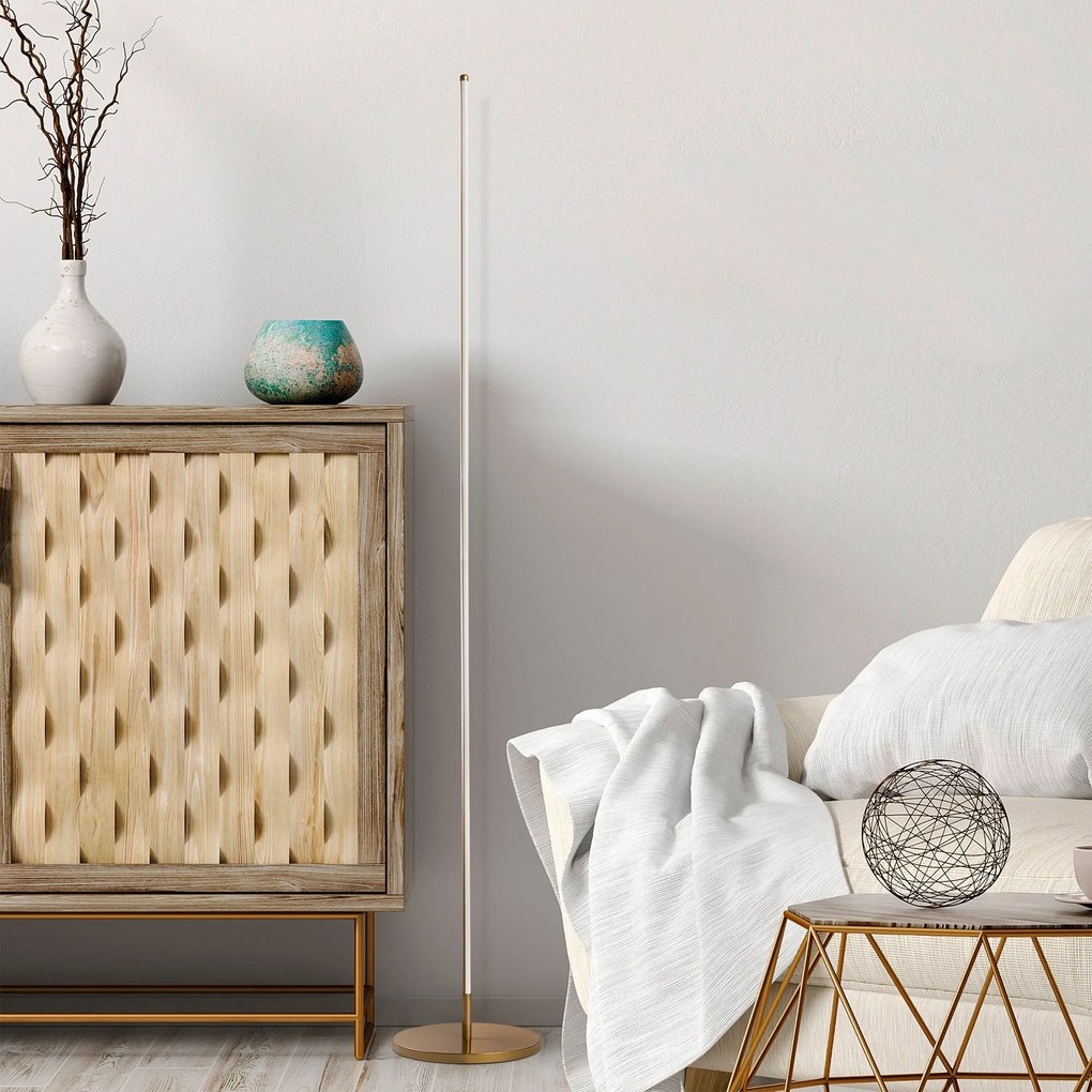 Stojacia LED lampa ONLY zlatá