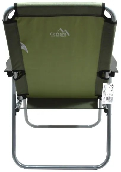 Skladacia kempingová stolička zelená