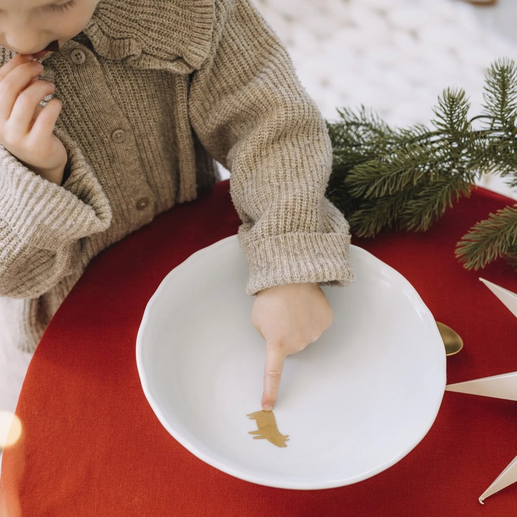 Bella Rose Porcelánová misa Zlaté prasiatko