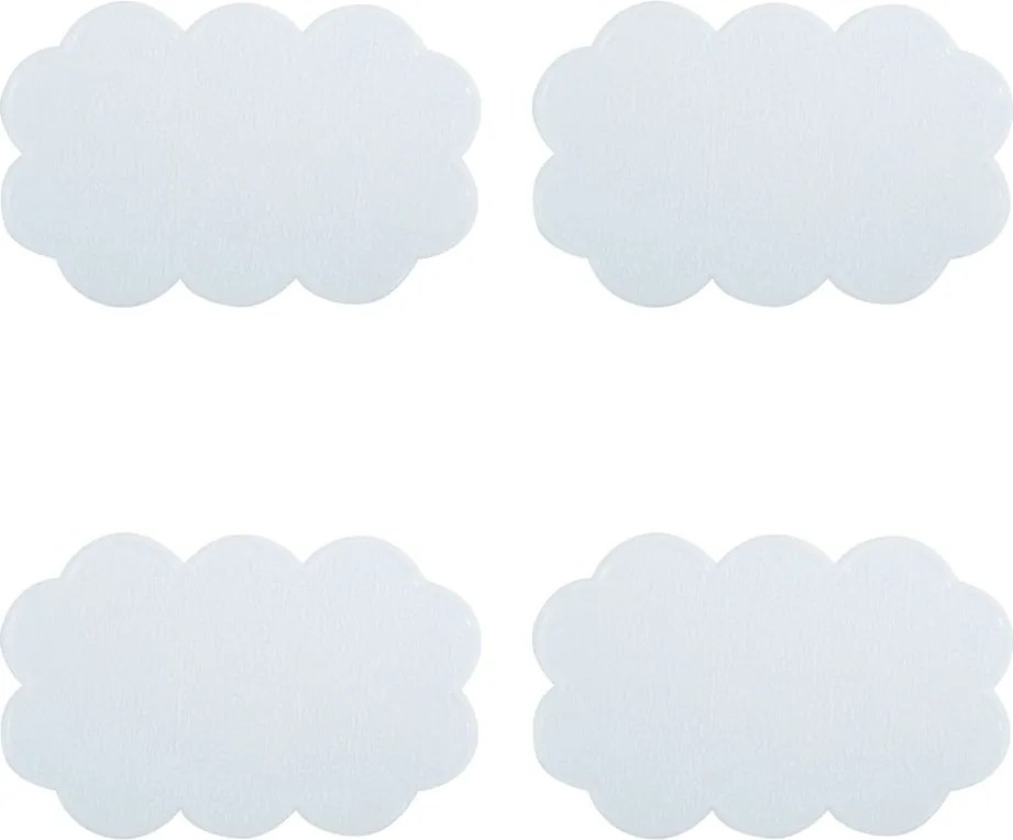 Detské protišmykové podložky v súprave 4 ks do vane 9x14,5 cm Nuages – MSV