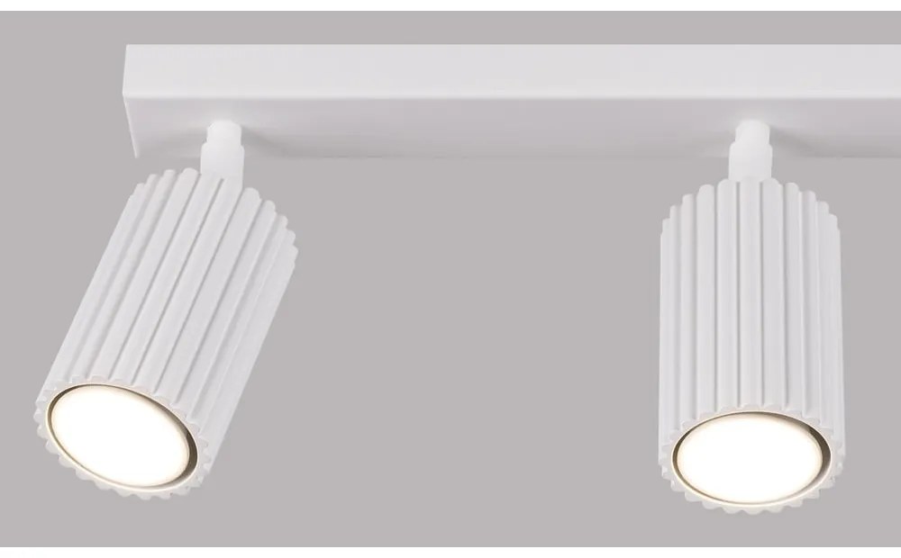 Biele bodové svietidlo 6,5x45 cm Gleam – Sollux