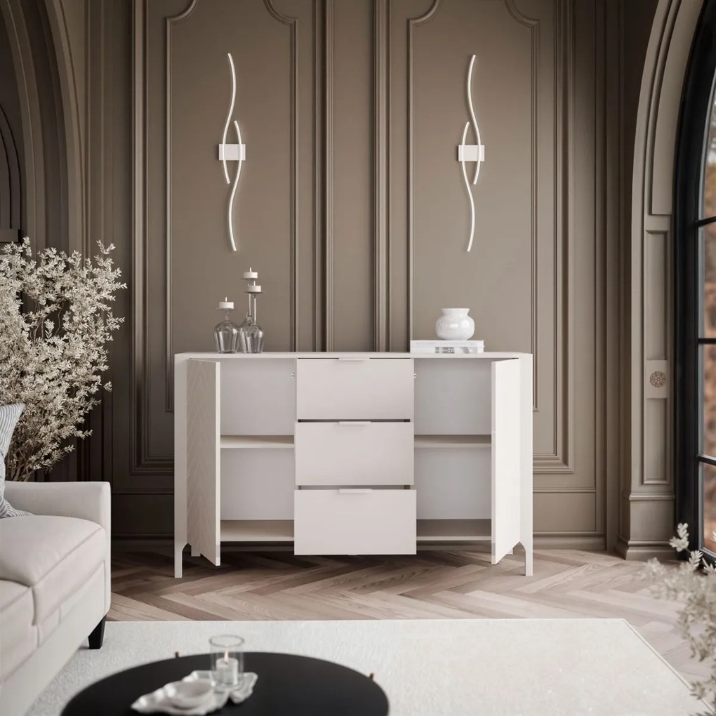 KOMODA SALOME SO ŠUPLÍKMI KAŠMÍR 153 cm