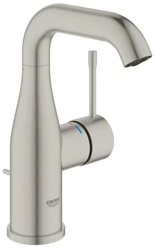 Grohe Essence New umývadlová batéria s výpusťou supersteel 23462dc1 G23462DC1