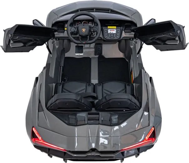 Elektrické autíčko Lamborghini Revuelto XL STRONG sivé