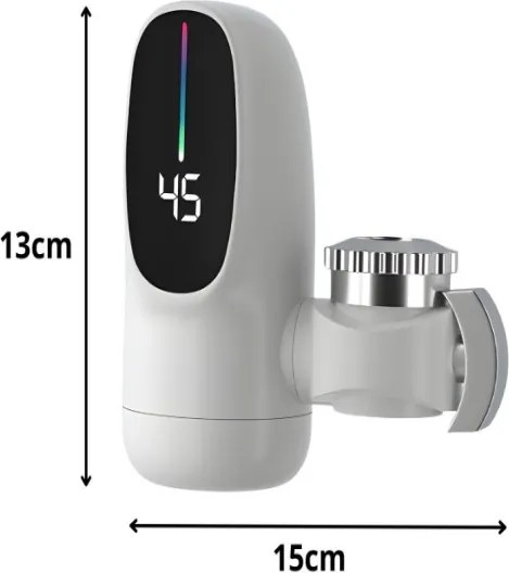 Prietokový ohrievač vody 3000 W s LCD displejom VK24622