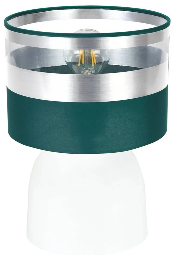 Stolná lampa Intense Chrome, 1x textilné tienidlo (výber zo 6 farieb), (výber z 3 farieb konštrukcie)