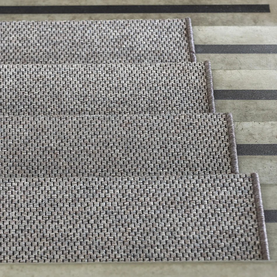 VOPI Nášľap na schody Nature obdĺžnik tmavobéžová, 25 x 80 cm, 25 x 80 cm