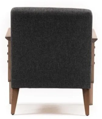 Kreslo Kemer tmavošedé