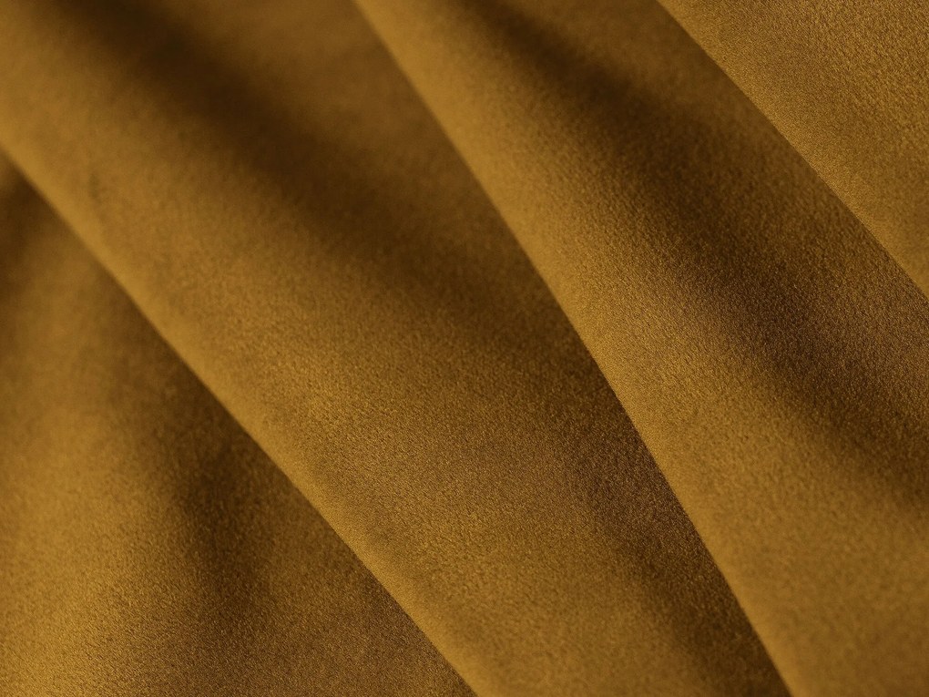 Rohová pohovka mamaia do tvaru u 383 cm zamat žltá MUZZA