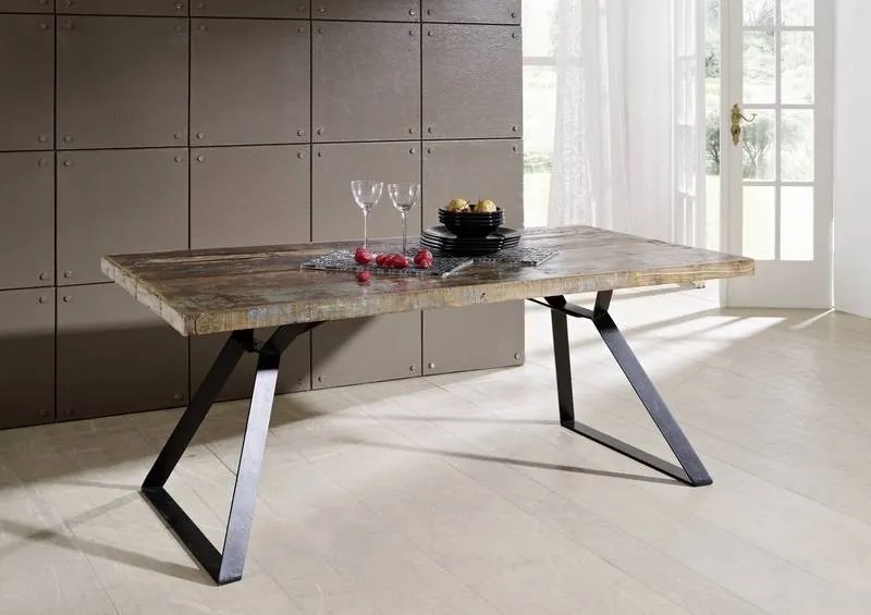 Bighome - INDUSTRY Jedálenský stôl 180x90 cm, staré drevo
