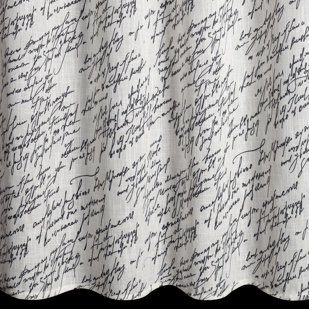 ZÁVES NA KRÚŽKOCH EDITH 140X250 CM VZOROVANÁ