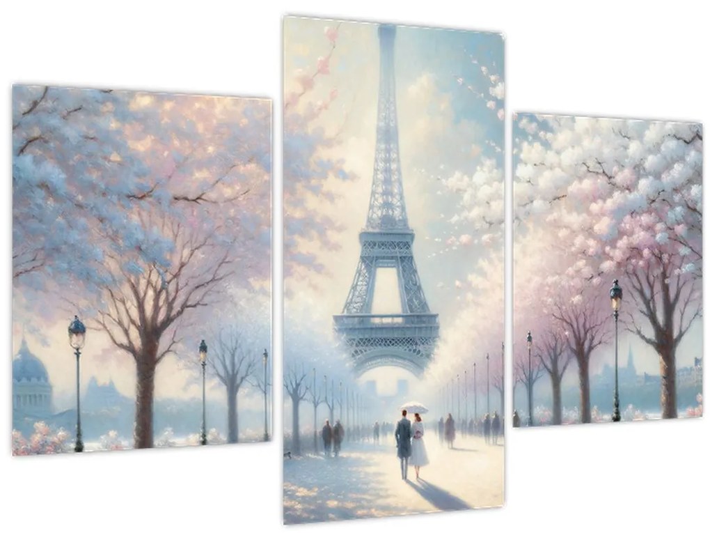 Obraz - Maľba z Paríža (90x60 cm)