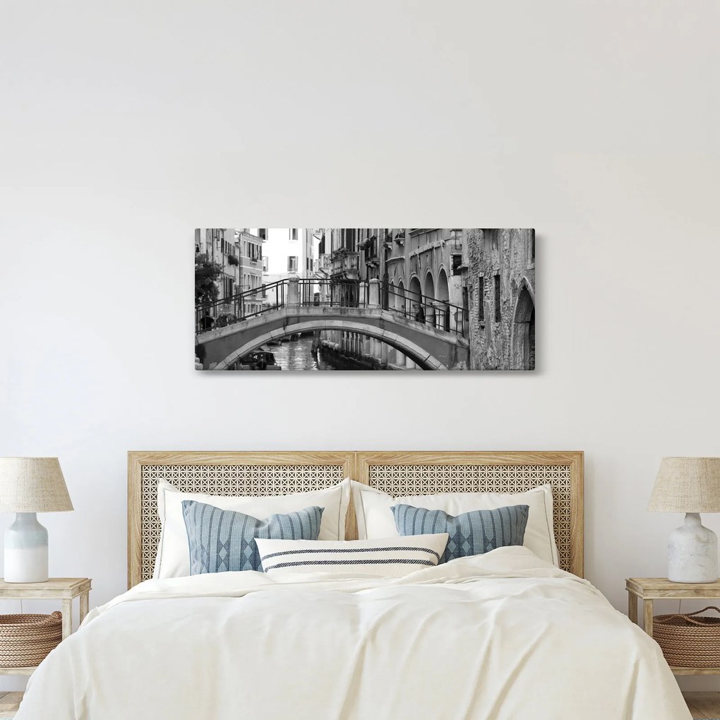 Obraz - Pohľad na Benátky (120x50 cm)