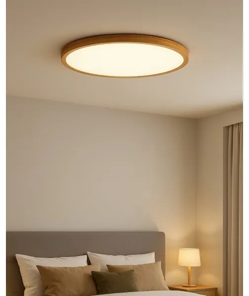 LED stropné svietidlo LED/32W/230V 3000/4000/6500K priemer 40 cm béžové