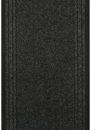 Koberce Breno Behúň REKORD 866, šíře role 80 cm, čierna, viacfarebná