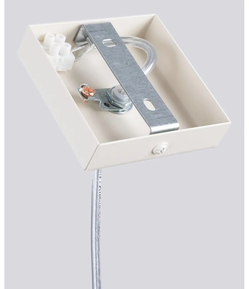 Krémové závesné svietidlo ø 8 cm Castro – Sollux