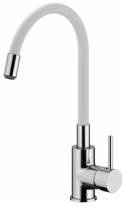 Ceramia S-Line Pro drezová batéria so silikónovým ramienkom biela / chróm SIKOBSLPRO290B