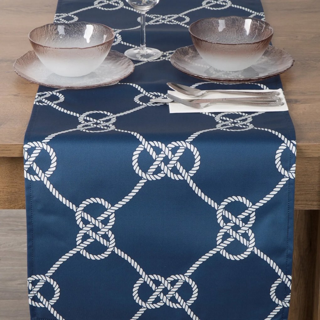 ZÁHRADNÝ VODEODOLNÝ BEHÚŇ NA STÔL GARDEN 40X140 CM VZOROVANÝ