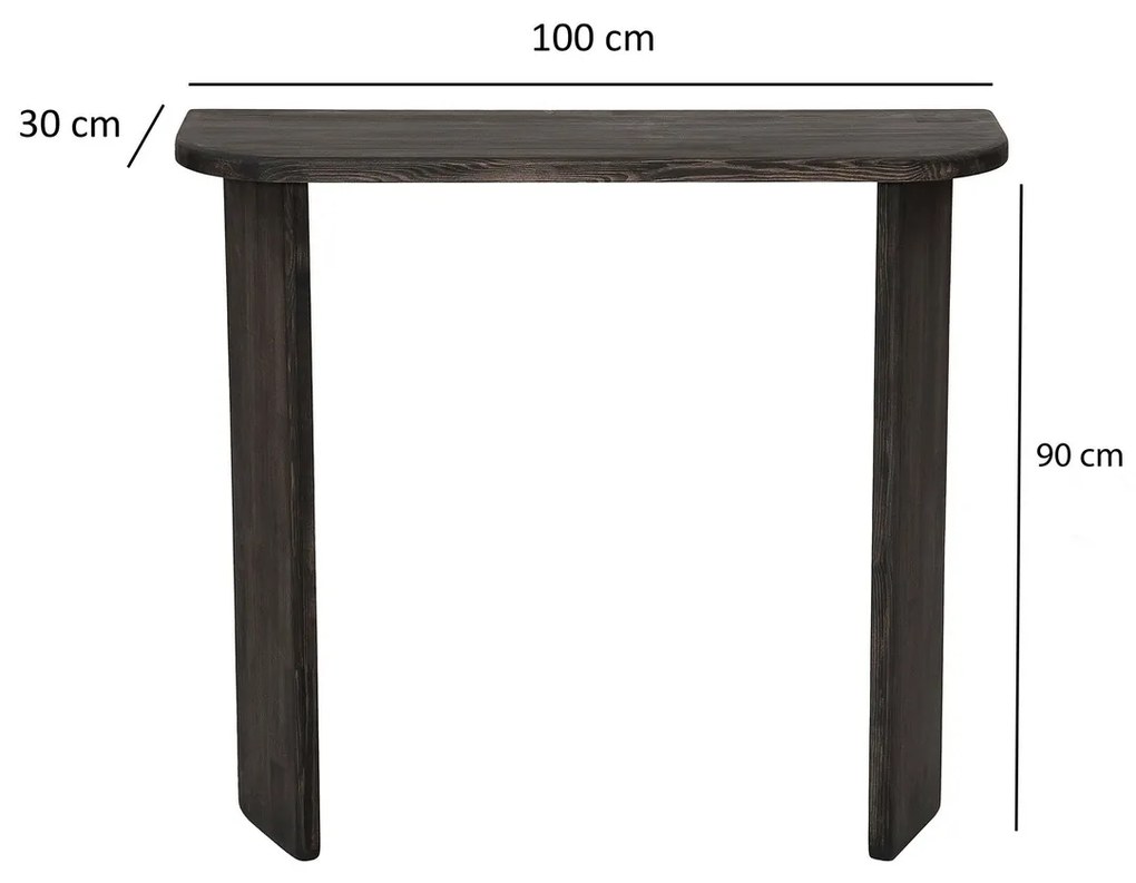 Odkladací stolík Ikigai Anthracite