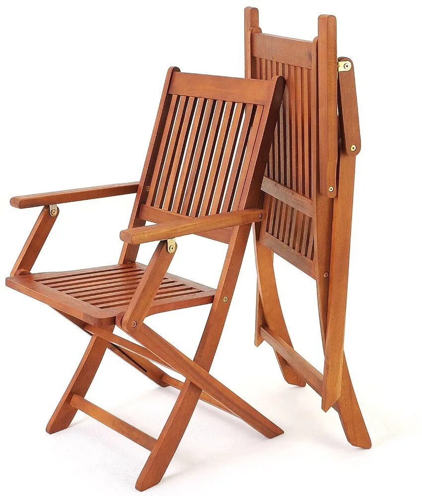 Sedacia súprava SYDNEY, 5-dielna, prírodné drevo Casaria