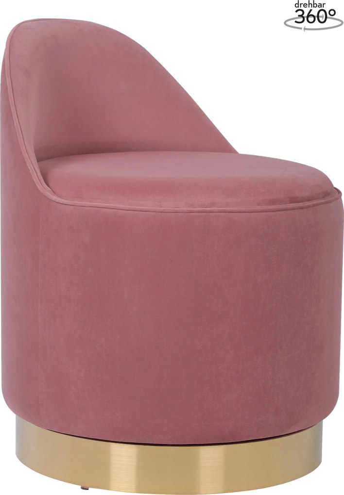 XXXLutz OTOČNÁ TABURETKA, textil, 52/68 cm MID.YOU - Kreslá - 005937039201