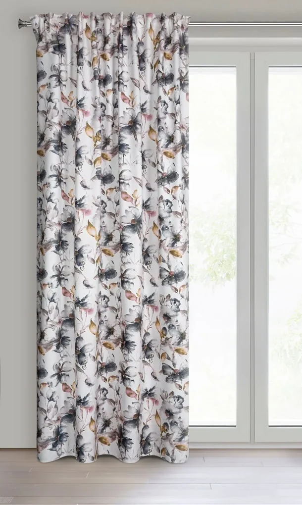 ZATEMŇOVACÍ ZÁVES NA PÁSKE NIKA 140X270 CM VZOROVANÁ
