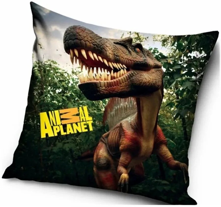 Vankúš Animal Planet - Tyrannosaurus Rex - 40 x 40 cm