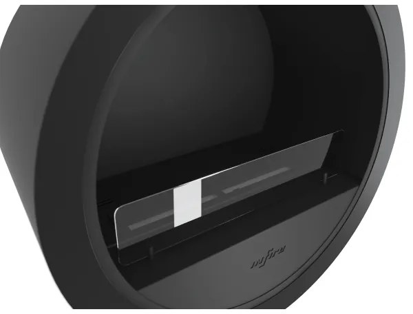 InFire - Závesný BIO krb pr. 70 cm čierna