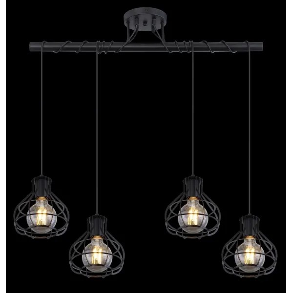 Globo 15388-4D - Luster na lanku CLASTRA 4xE27/60W/230V