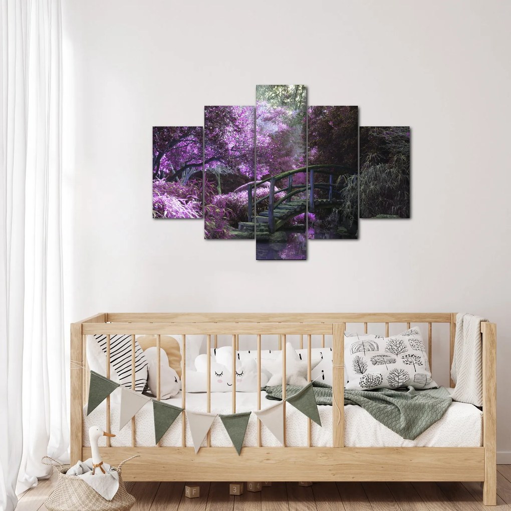 Obraz - Mystická záhrada (150x105 cm)
