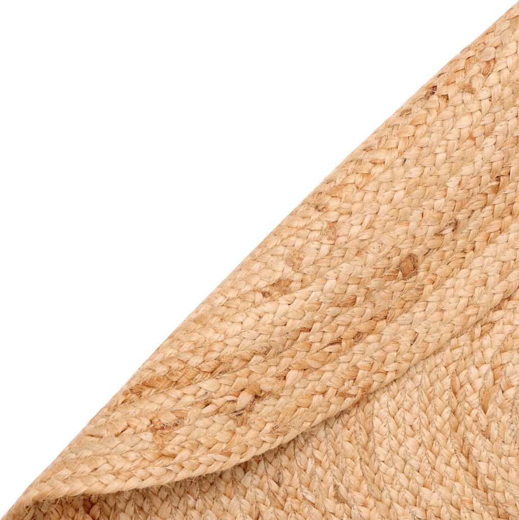 AKCIA: 120x120 (průměr) kruh cm Kusový koberec Lola natur kruh, béžová, chodba / predsieň, My Flair