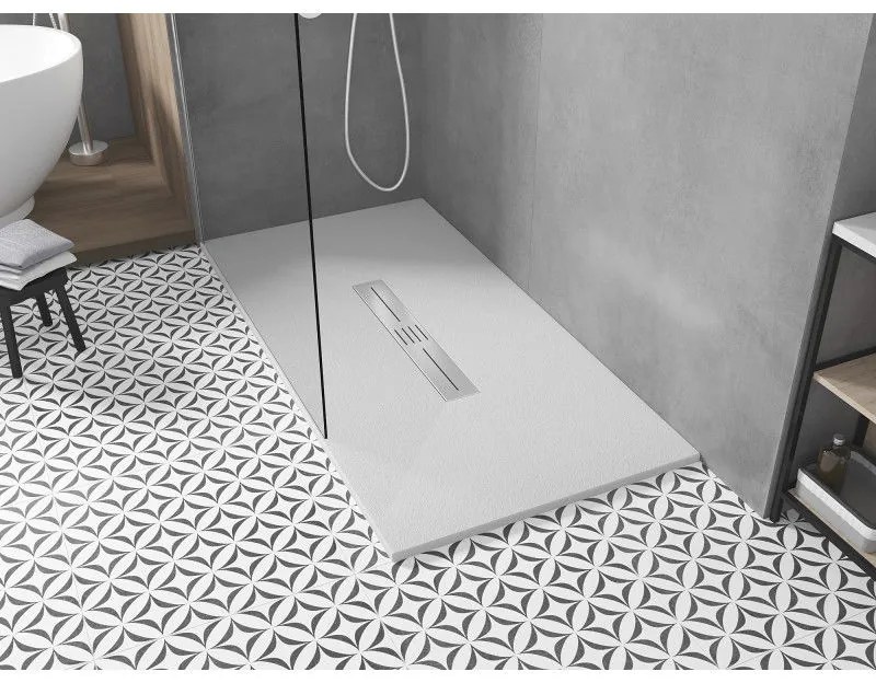 Mexen Toro, SMC obdĺžniková sprchová vanička 170 x 80 cm, biela, 43108017