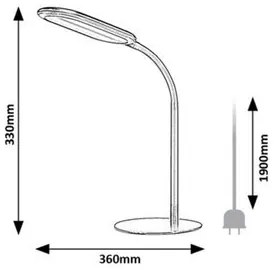 Rabalux ADELMO LED stolná lampa 74007