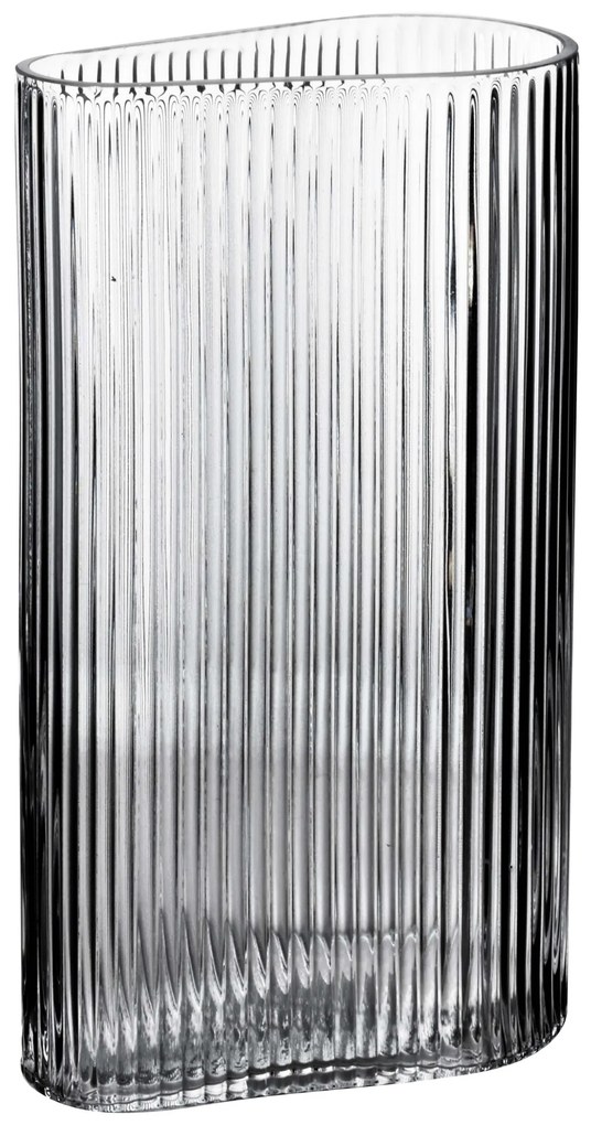 Skleněná váza Serenite 16x10x28,5 cm čirá