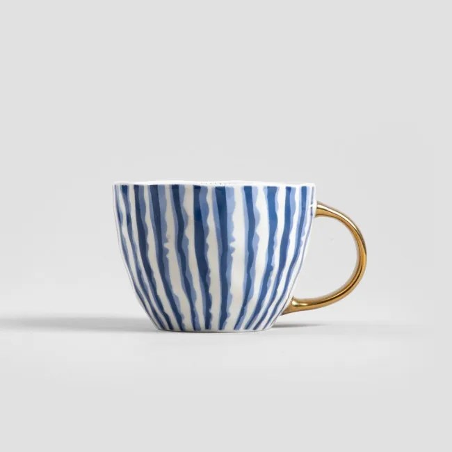 Šálka ARWAL s pruhmi, modrá 733536 450 ml