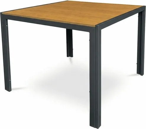 Záhradný stôl Autronic kov Hnědá AZT-S1209 OAK