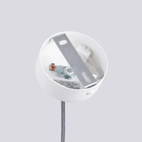 Sollux SL.1686 - Luster na lanku LAMI 1xGU10/10W/230V biela