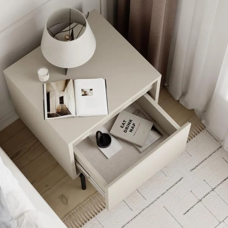 Nočný stolík Houseland Mott pieskovec