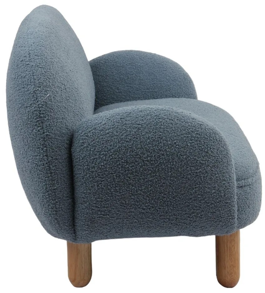 Modré detské kresielko z textílie buklé Rocky – Vipack