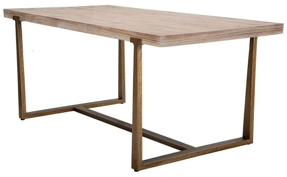 Jedálenský stôl v prírodnej farbe 180x90 cm Ankara – Mauro Ferretti