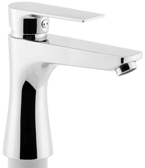 FERRO - Umývadlová batéria ALGEO SQUARE s odtokovou súpravou, lesklý chróm