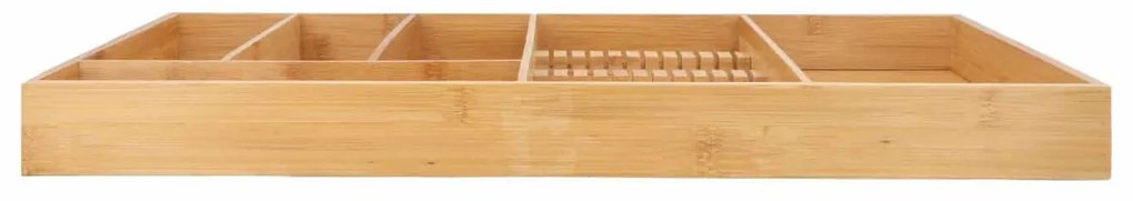 5Five® Organizér na príbory, bambusový príborník s priestorom na nože TIROIR, 58 x 38 cm