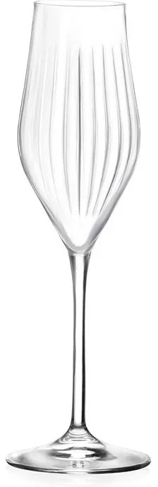 RCR TIMELESS POHÁR NA ŠAMPANSKÉ 230ML SADA 6KS