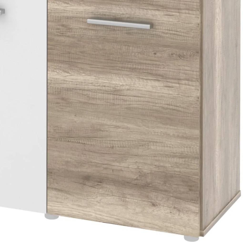 Sconto Komoda ALVA 06 biela/dub canyon