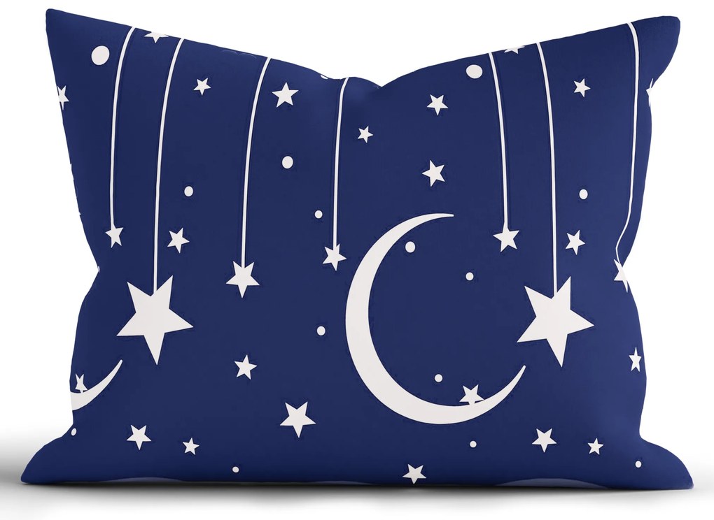 Bavlnená obliečka na vankúš Renforcé 70 x 90 cm - Nočná obloha